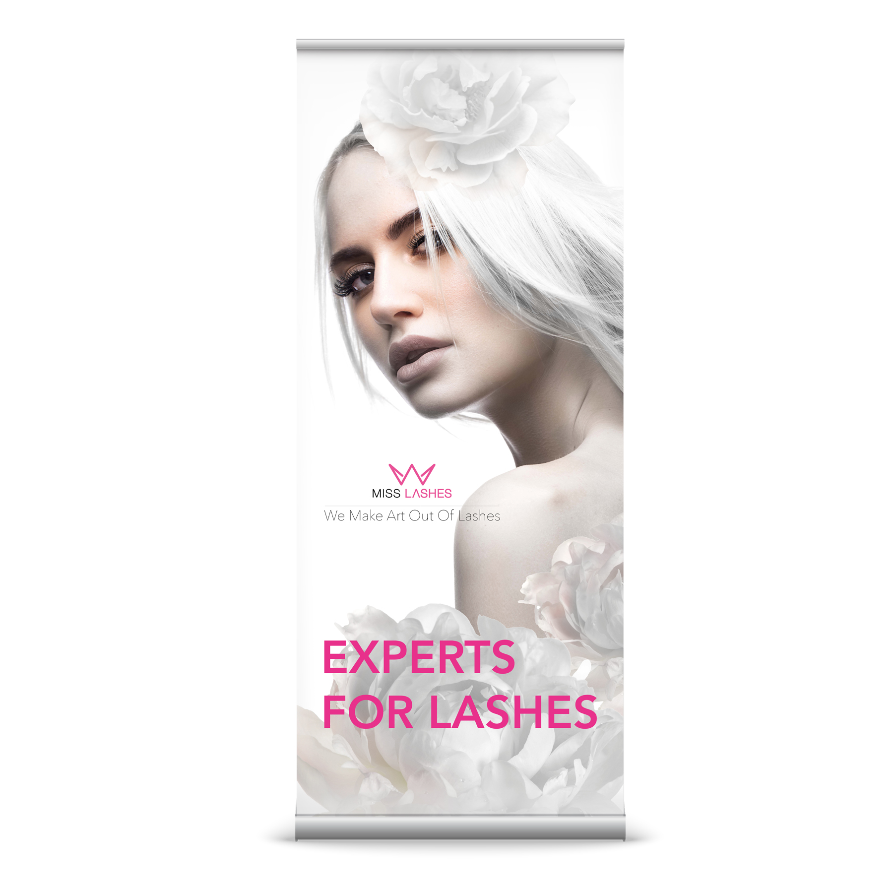 "Experts for lashes" | Rollup Banner | 1 Piece